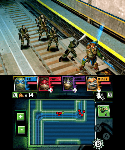 Teenage Mutant Ninja Turtles (Movie) screenshot 3 for Nintendo 3DS